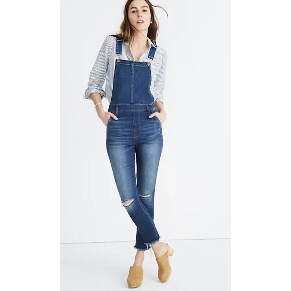 Womens Size S Madewell Jean Overalls EUC